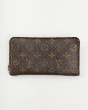 Louis Vuitton Monogram Continental Canvas Zippy Wallet