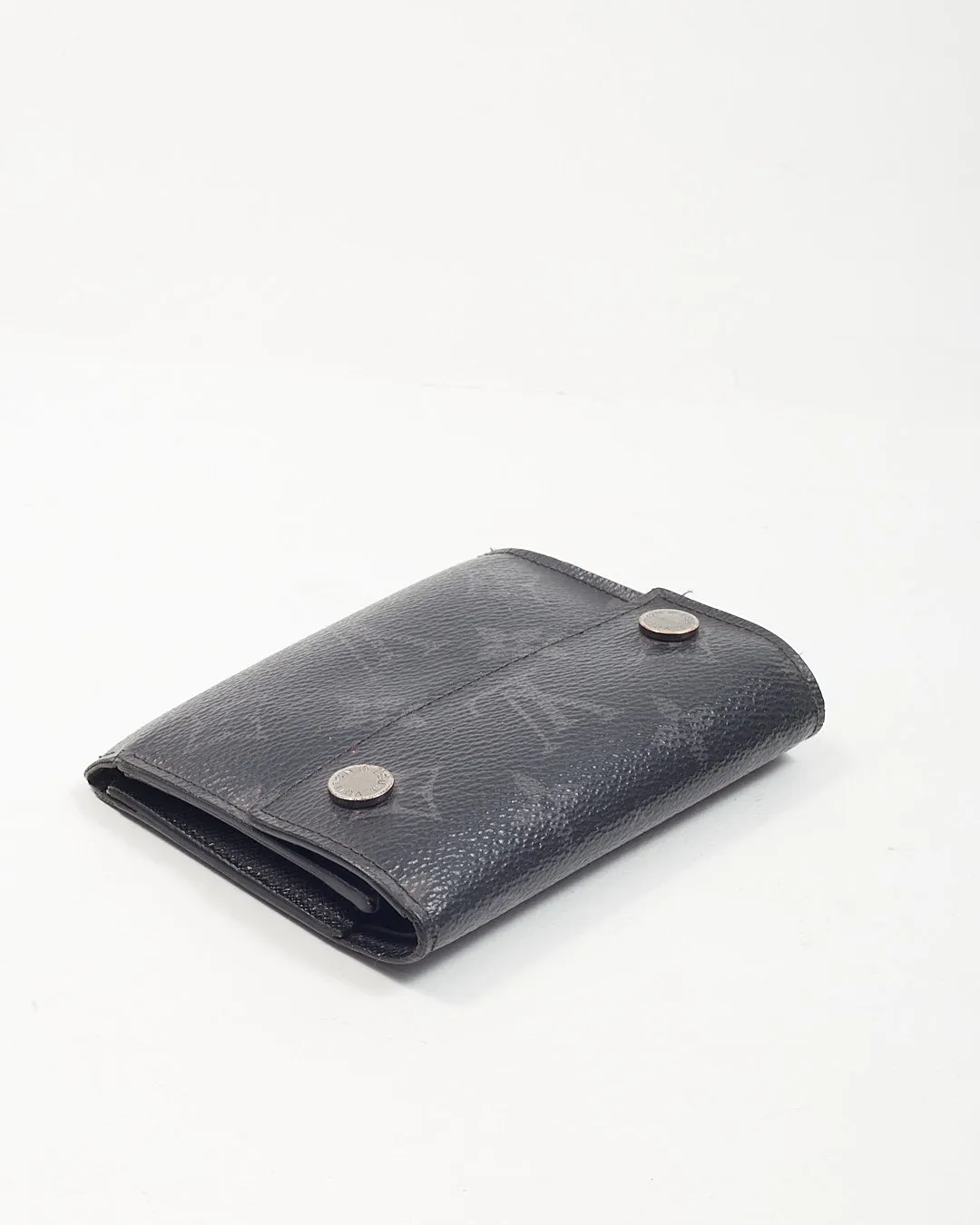 Louis Vuitton Monogram Eclipse Canvas Chain Fold Wallet