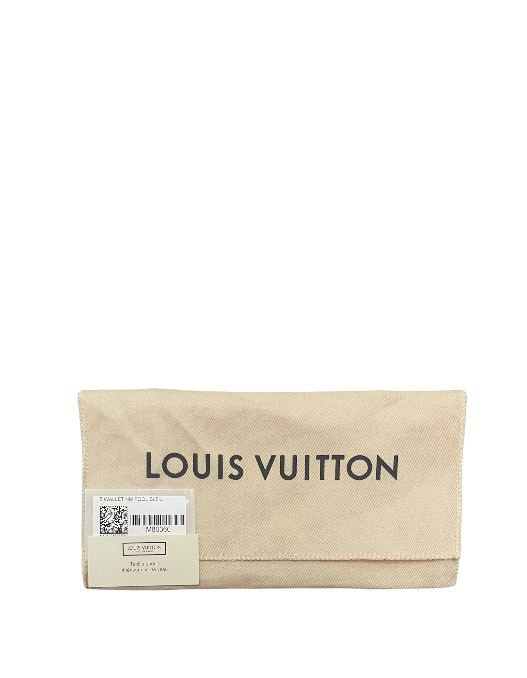 Louis Vuitton NEW Blue Monogram Giant By The Pool Zippy Wallet