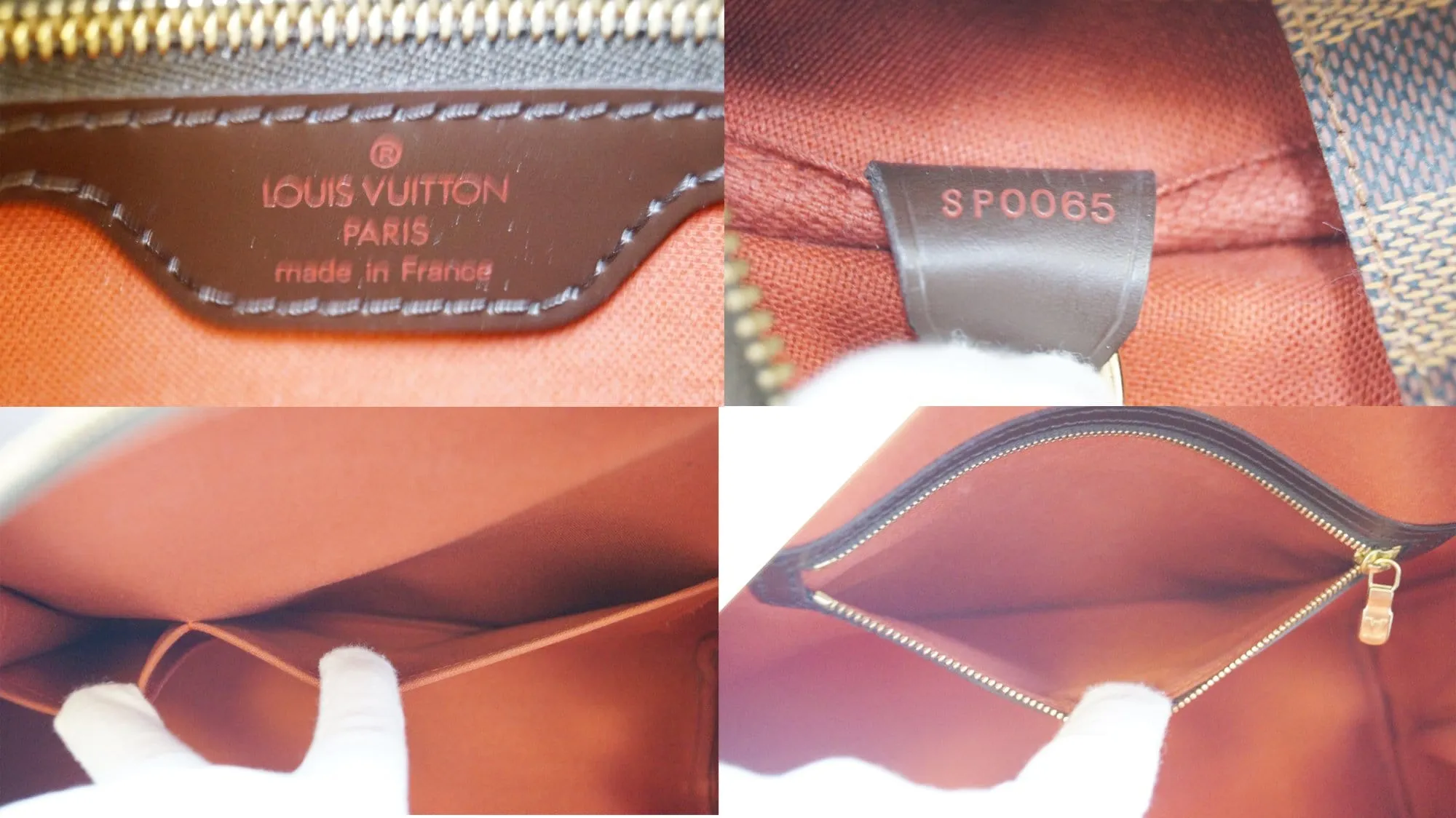 LOUIS VUITTON Nolita Damier Ebene Satchel Bag