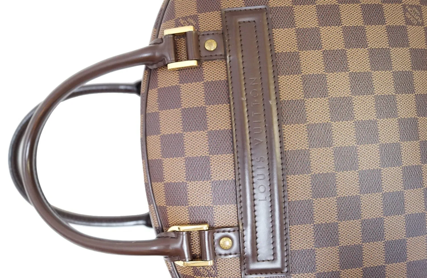 LOUIS VUITTON Nolita Damier Ebene Satchel Bag
