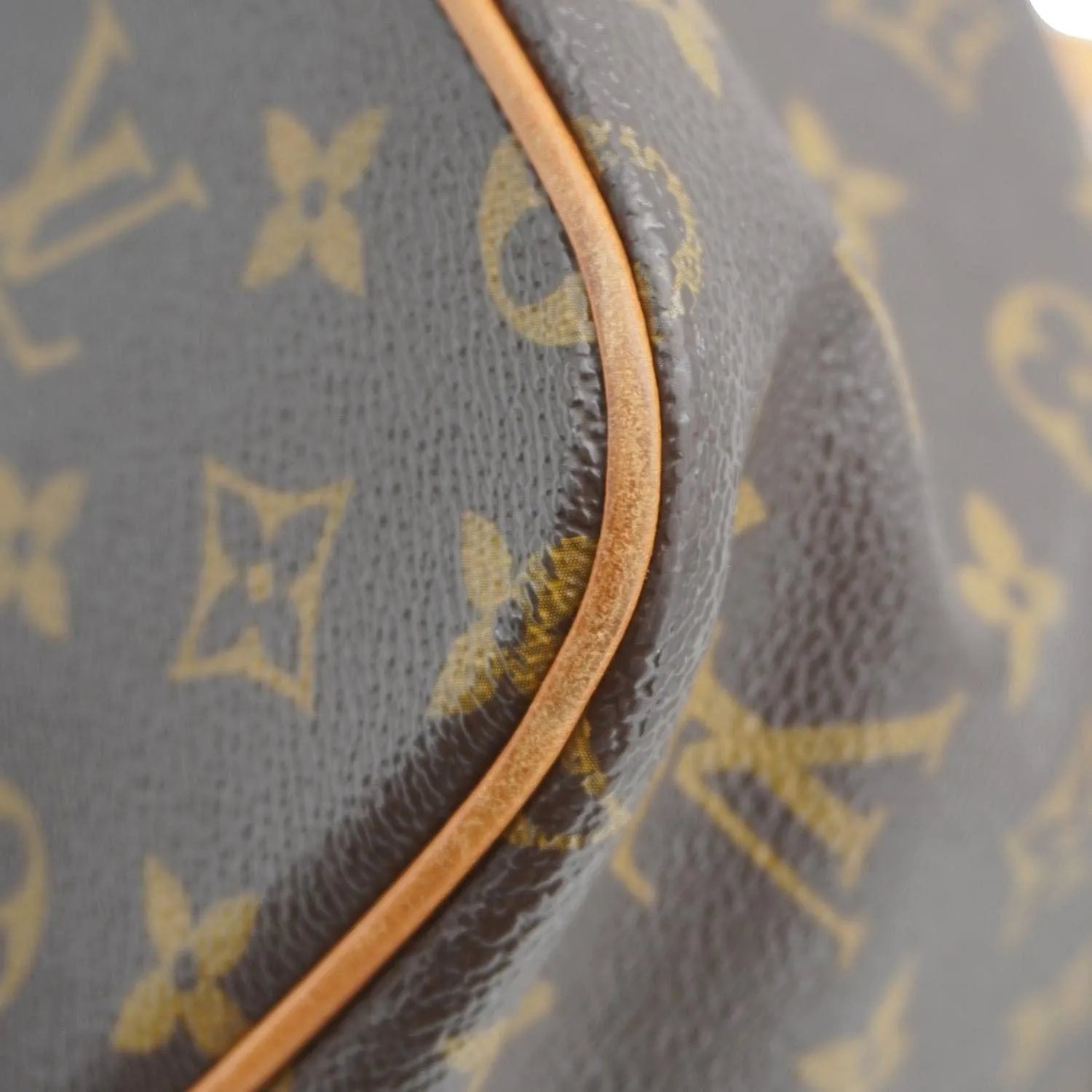 LOUIS VUITTON Palermo PM Monogram Canvas Shoulder Bag Brown