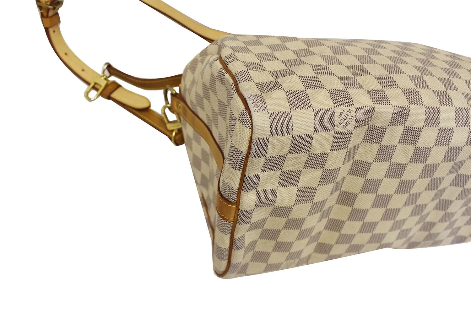 Louis Vuitton Speedy 30 Damier Azur Bandouliere Satchel Bag - Last Call