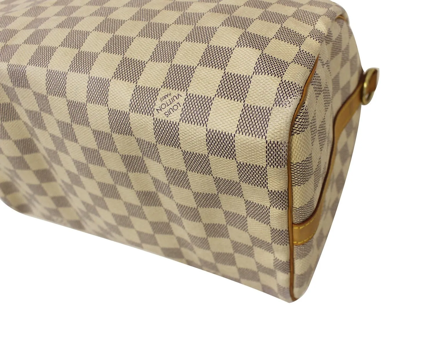 Louis Vuitton Speedy 30 Damier Azur Bandouliere Satchel Bag - Last Call