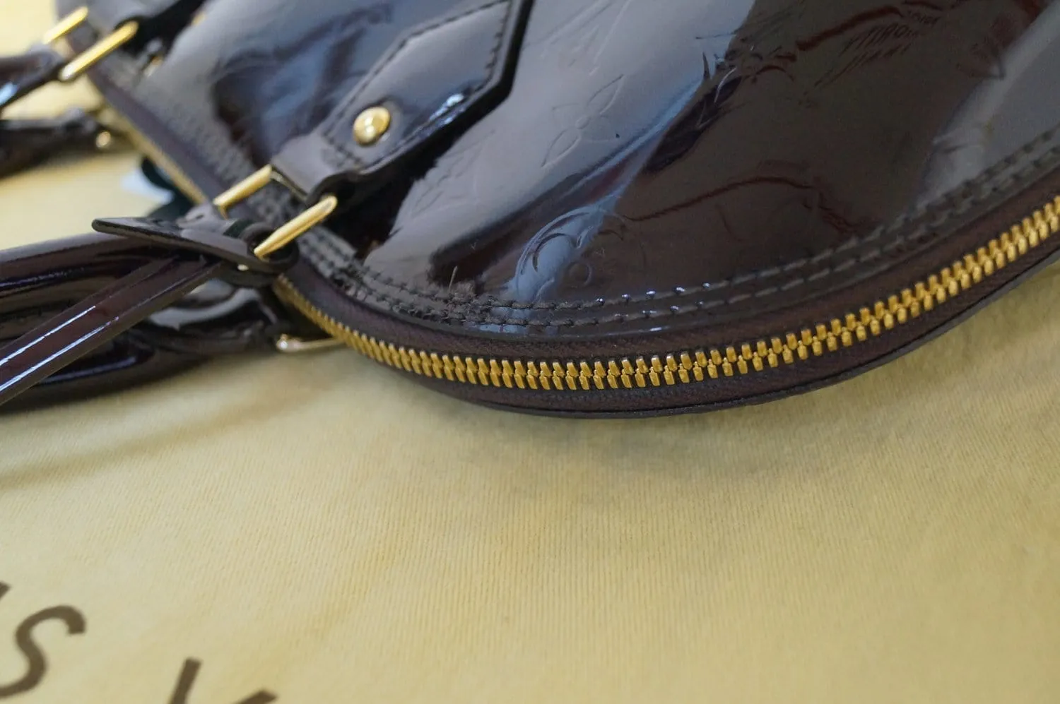Louis vuitton Used handbags Amarante Monogram Vernis Alma PM