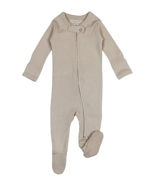 L'ovedbaby Organic Two Way Zipper Footie