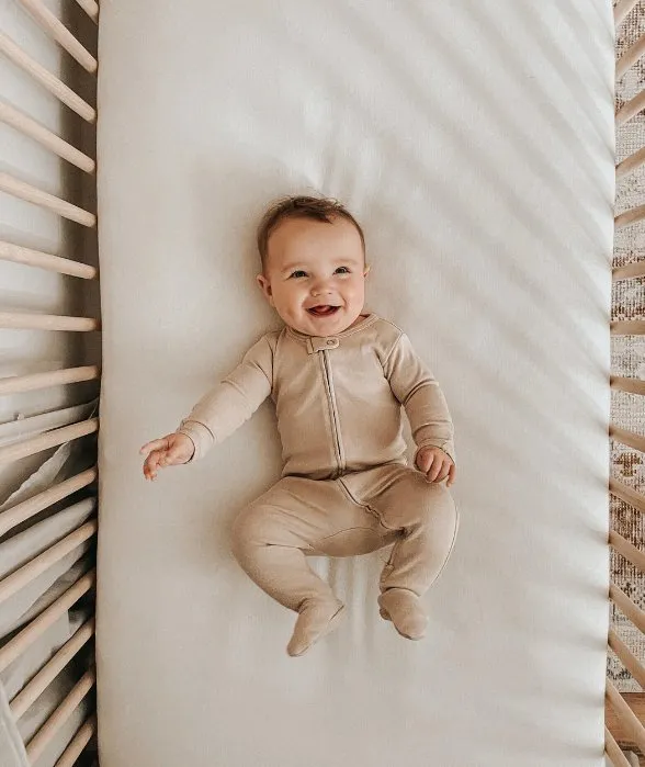 L'ovedbaby Organic Two Way Zipper Footie