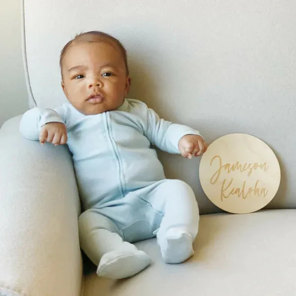 L'ovedbaby Organic Two Way Zipper Footie