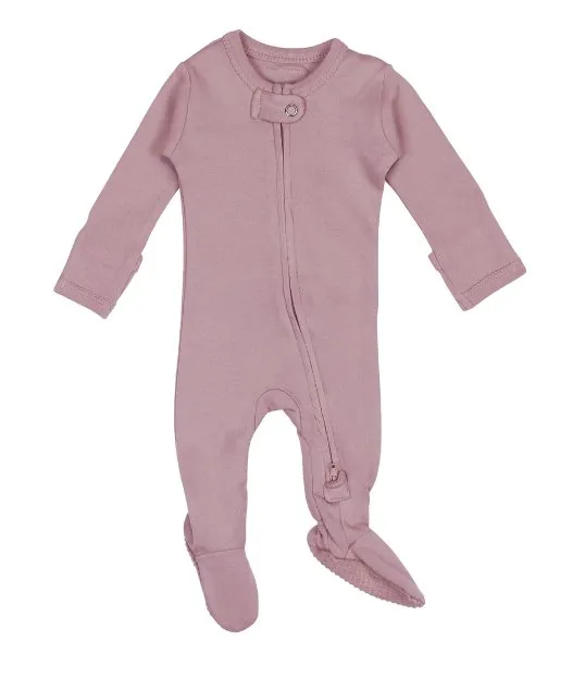 L'ovedbaby Organic Two Way Zipper Footie