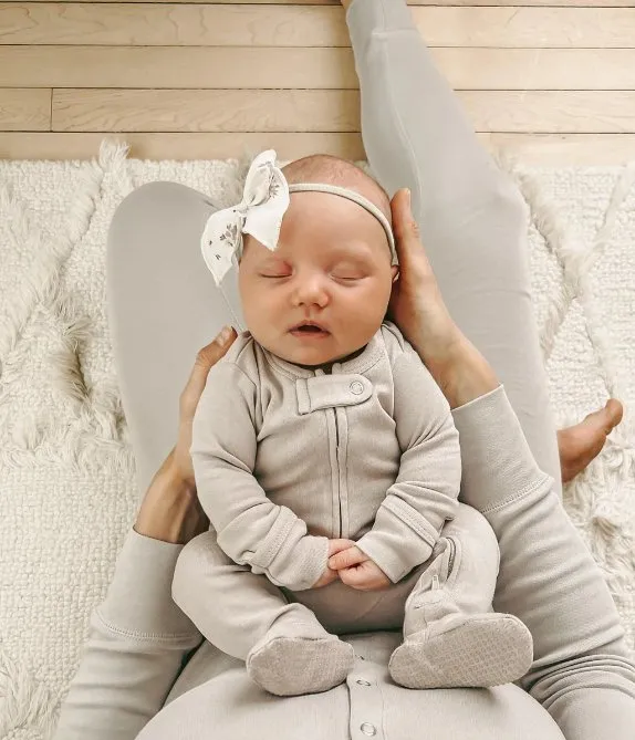L'ovedbaby Organic Two Way Zipper Footie