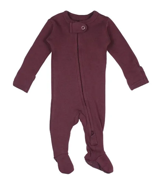 L'ovedbaby Organic Two Way Zipper Footie