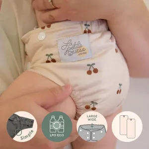 LPO Pocket Diaper Simple - Wide Elastic Cherry