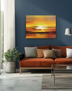 Luminous Dusk modern canvas art