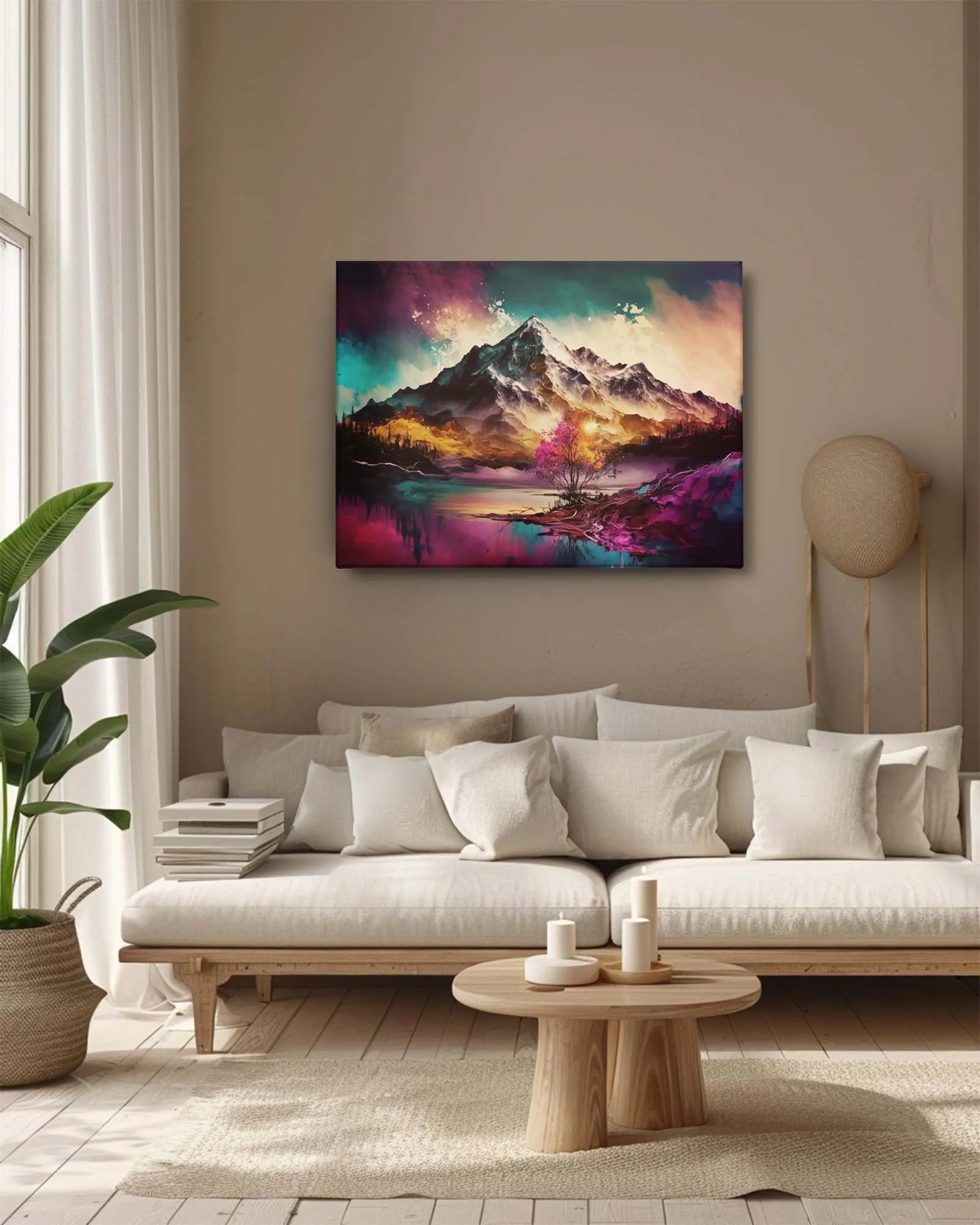 Luminous Highland modern canvas art