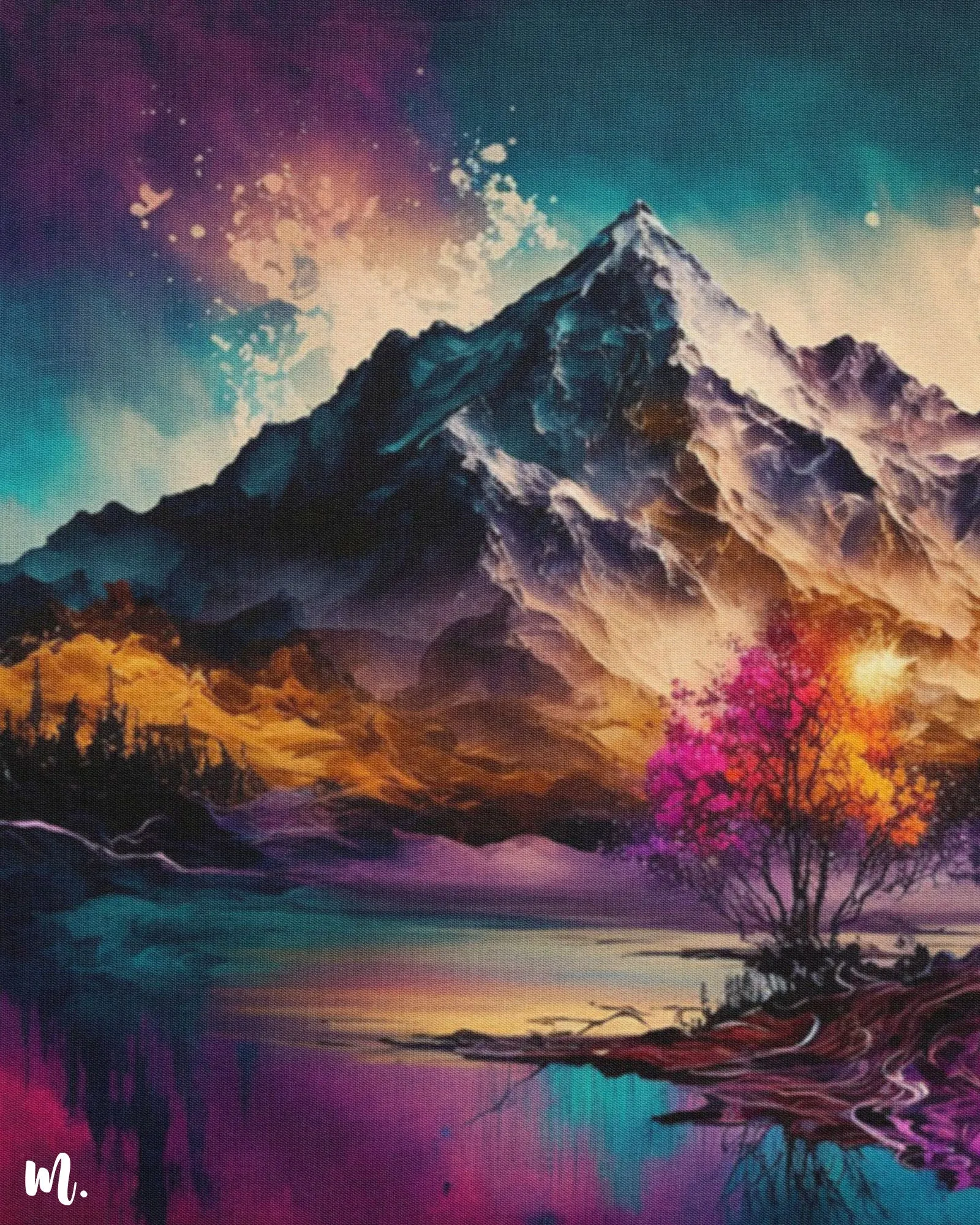 Luminous Highland modern canvas art