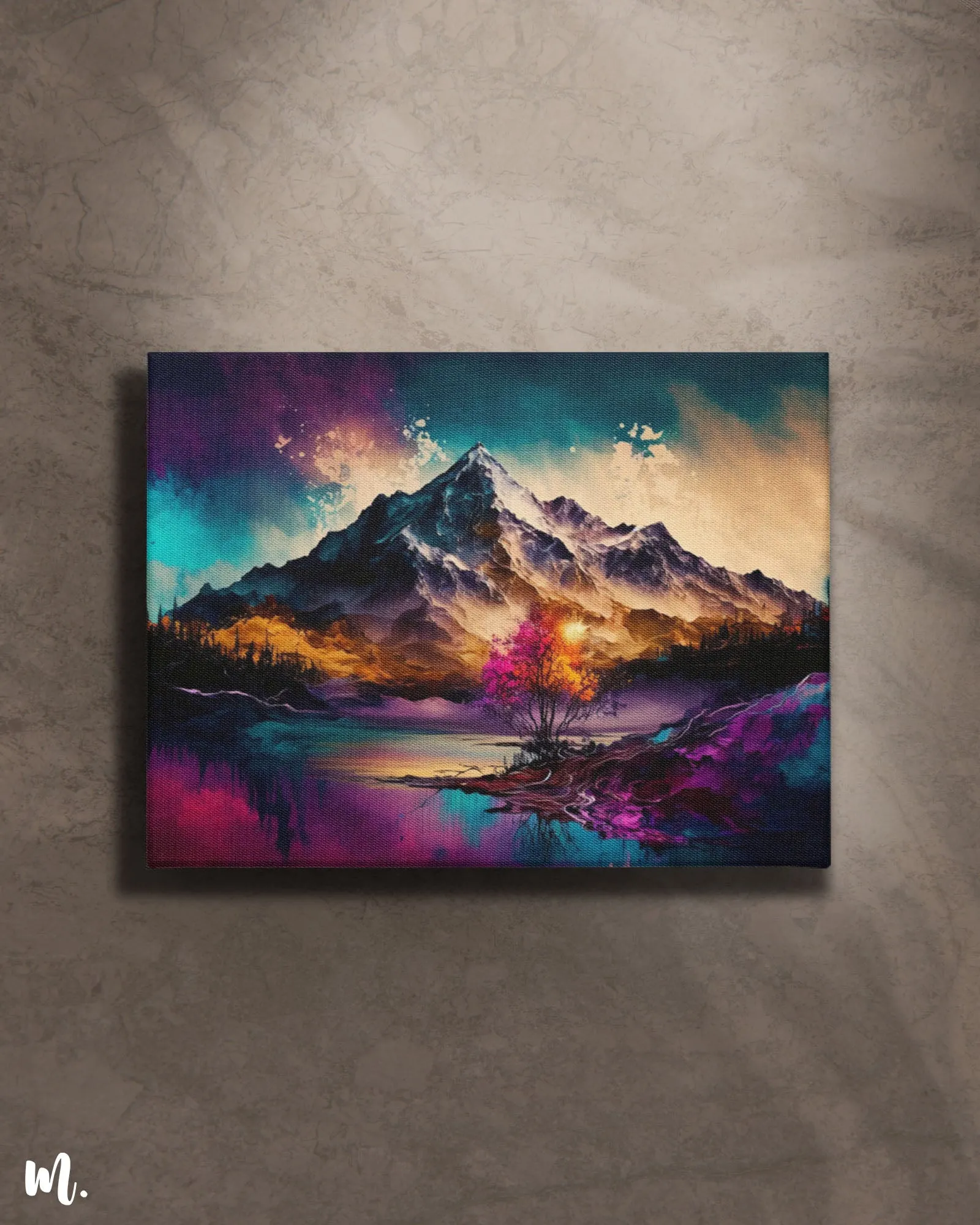 Luminous Highland modern canvas art