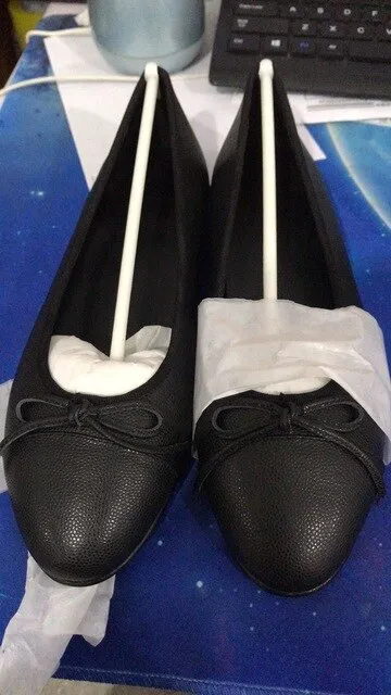 Luxury Brands Women's Shoes Comfort Round Toe Caviar Leather Women's Flats Butterfly-knot Bowtie Casual Shoes Ballet Flats 34-42