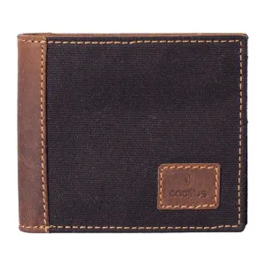 Mala Leather Black Cactus Basic Wallet