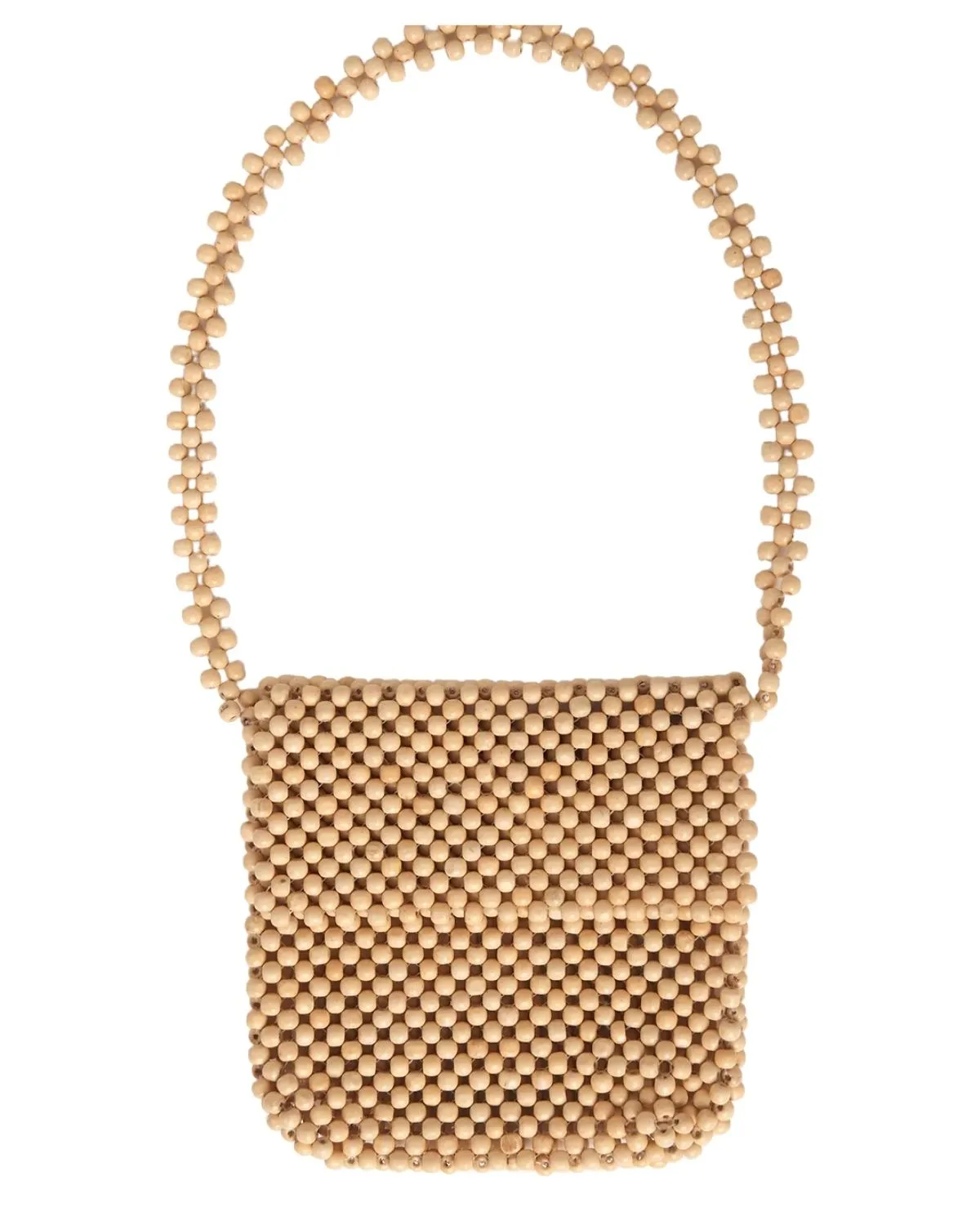 Mango Wood Beaded Shoulder Bag