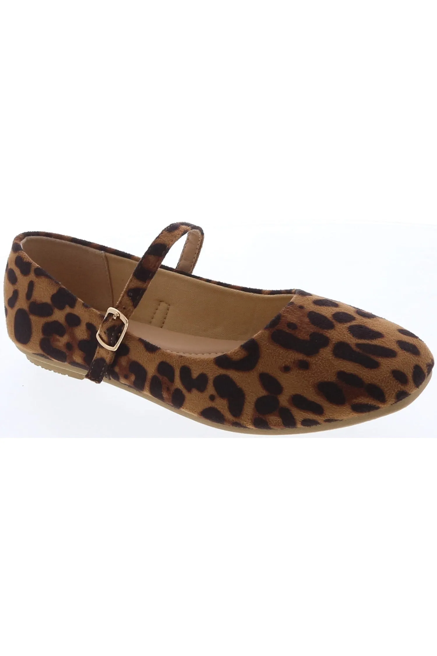 Mary Jane Leopard Ballet Flats