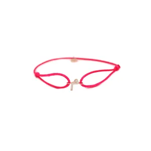 Meem م - Mini Initial Thread Bracelet (Kids)
