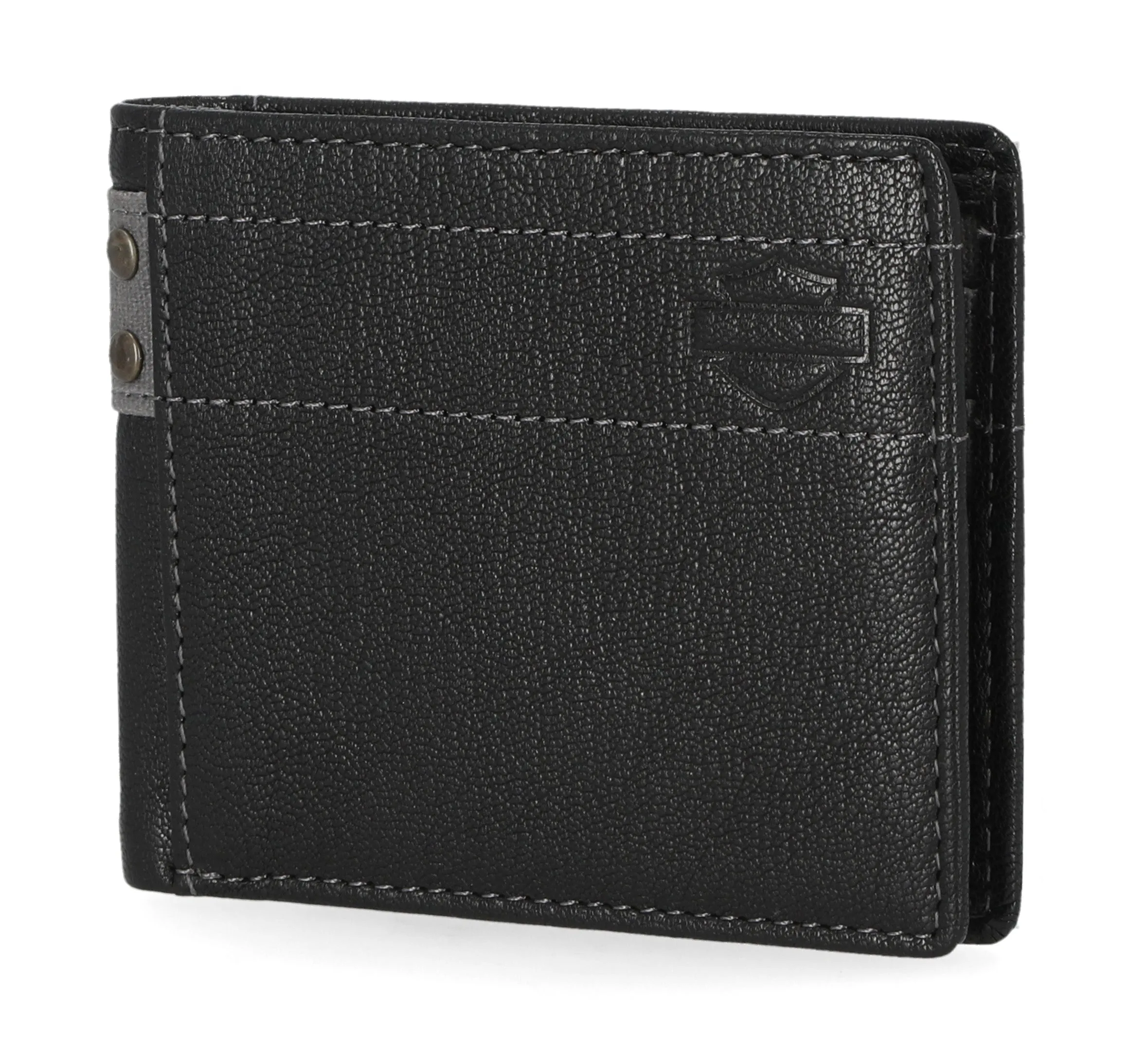 Mens Cavalry Canvas Billfold Wallet - Black