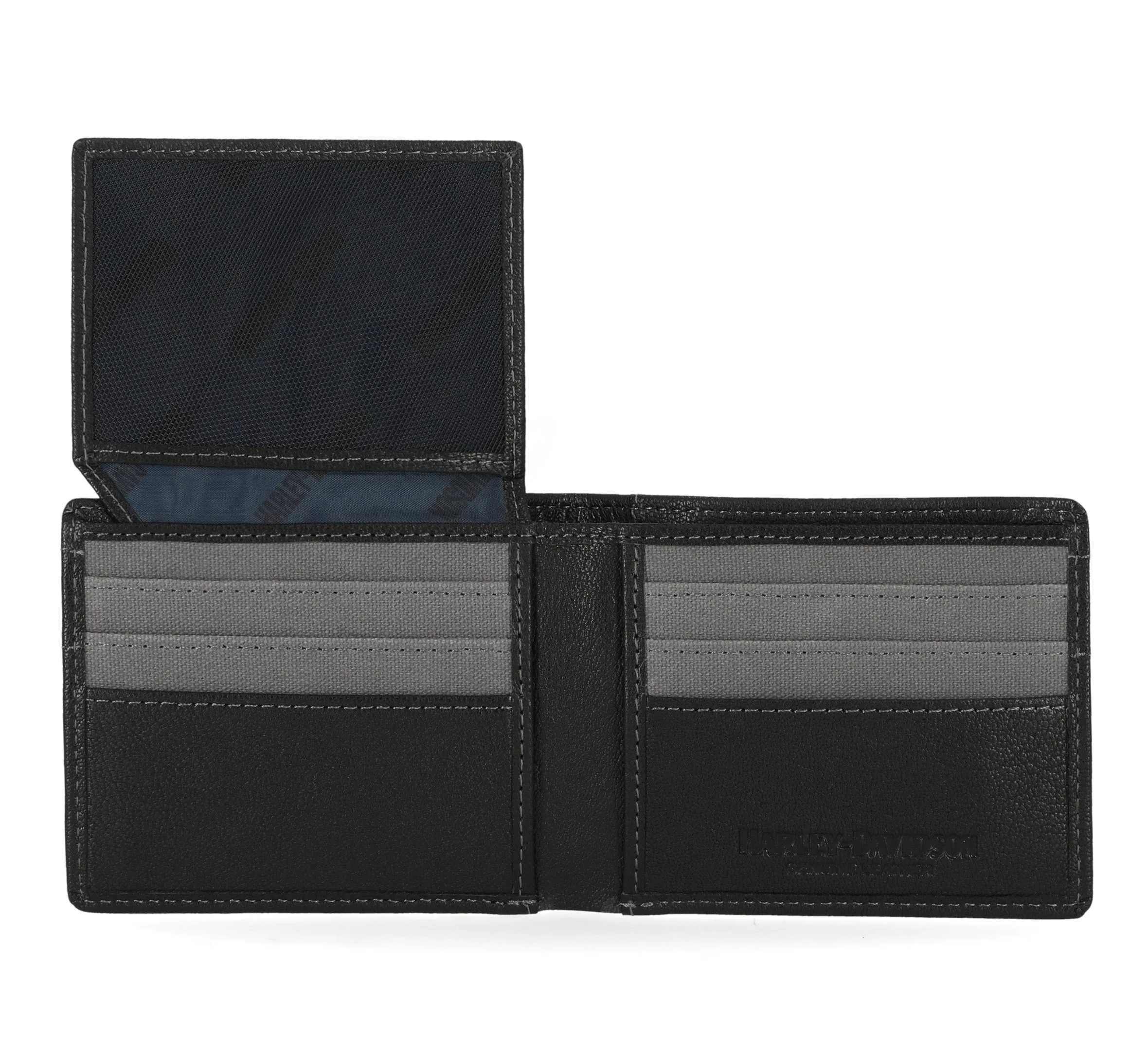 Mens Cavalry Canvas Billfold Wallet - Black
