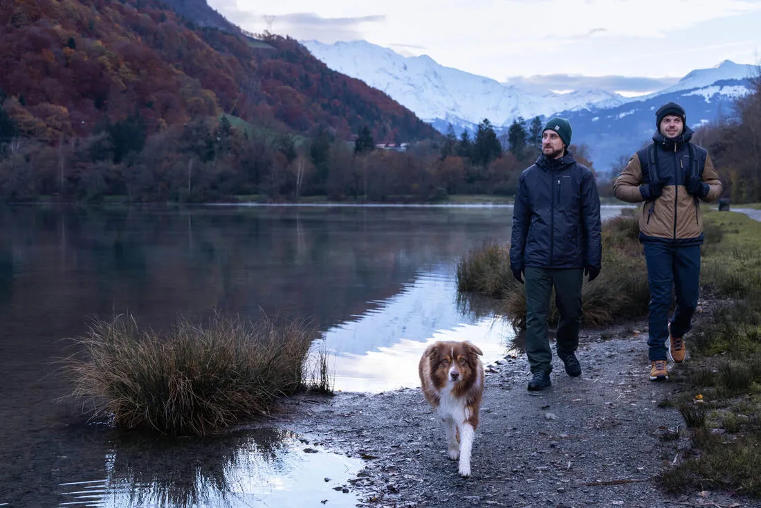 Men’s water-repellent hiking trousers -18°C NH100