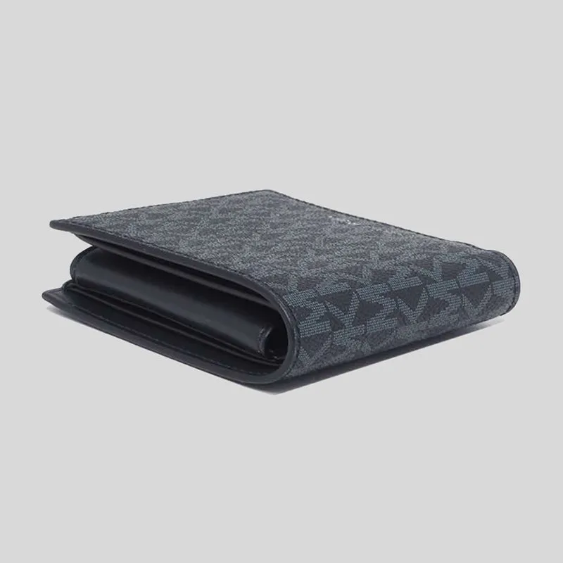 Michael Kors Cooper Billfold Wallet With Coin Pocket Admiral PL Blue RS-36U9LCRF3B