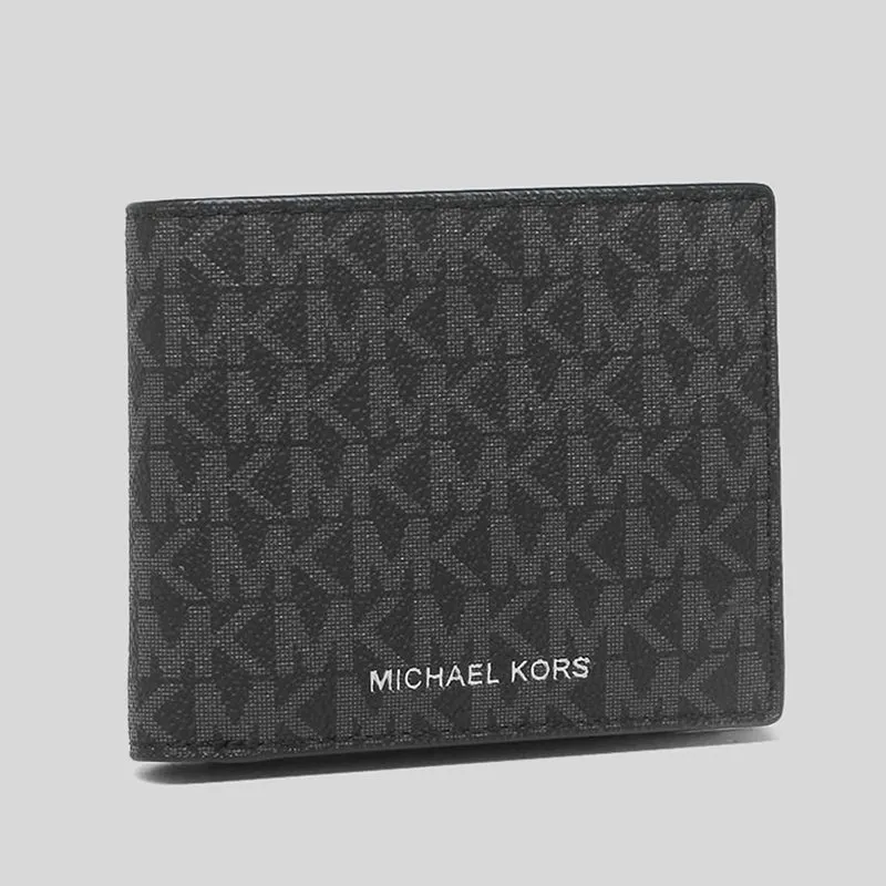 Michael Kors Cooper Billfold Wallet With Coin Pocket Black RS-36U9LCRF3B
