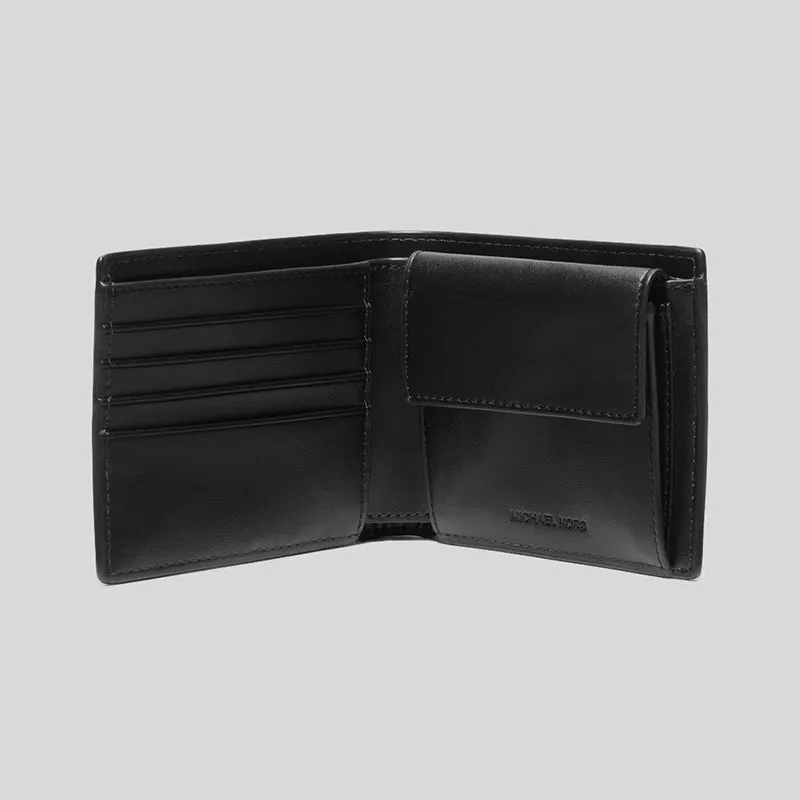 Michael Kors Cooper Logo and Faux Leather Billfold Wallet With Coin Pocket Pink RS-36R3LCOF3U