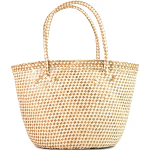 Mini French Market Basket Tote