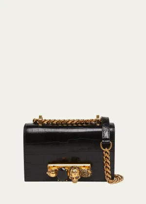 Mini Jeweled Satchel Bag