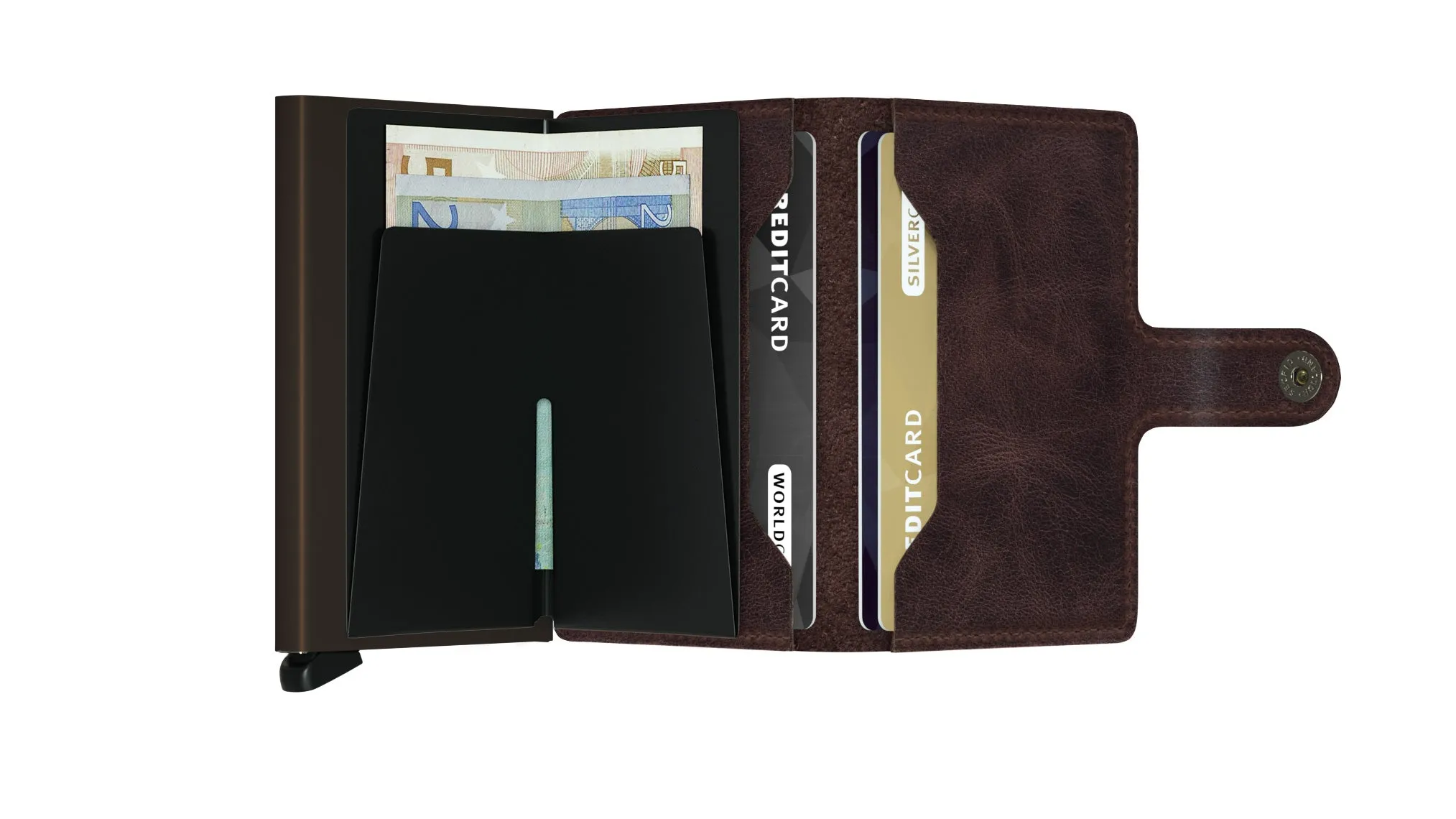 Miniwallet Vintage - Chocolate