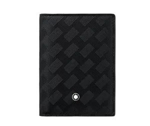 Montblanc Extreme 4 Card Black Leather Wallet