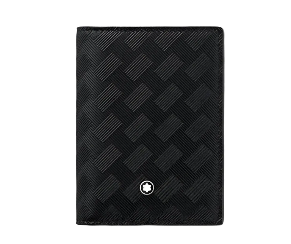 Montblanc Extreme 4 Card Black Leather Wallet