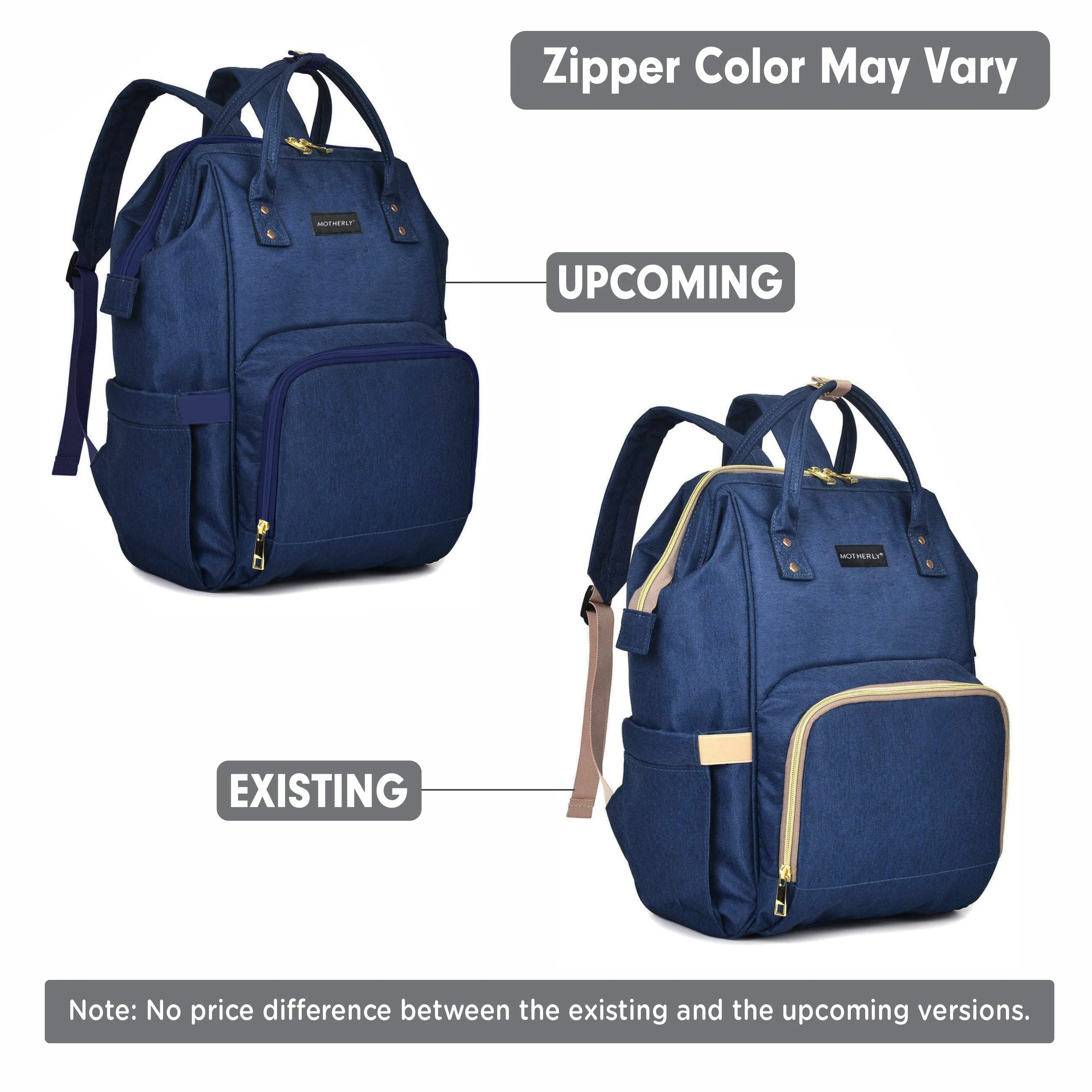 Motherly Crown Diaper Bag for Mothers for Travel with Mat, Stroller Hook, Bottle Cover/Multipocket Baby Bag/Water-resistant Diaper bags for mom/Maternity Bags for Mother and Baby
