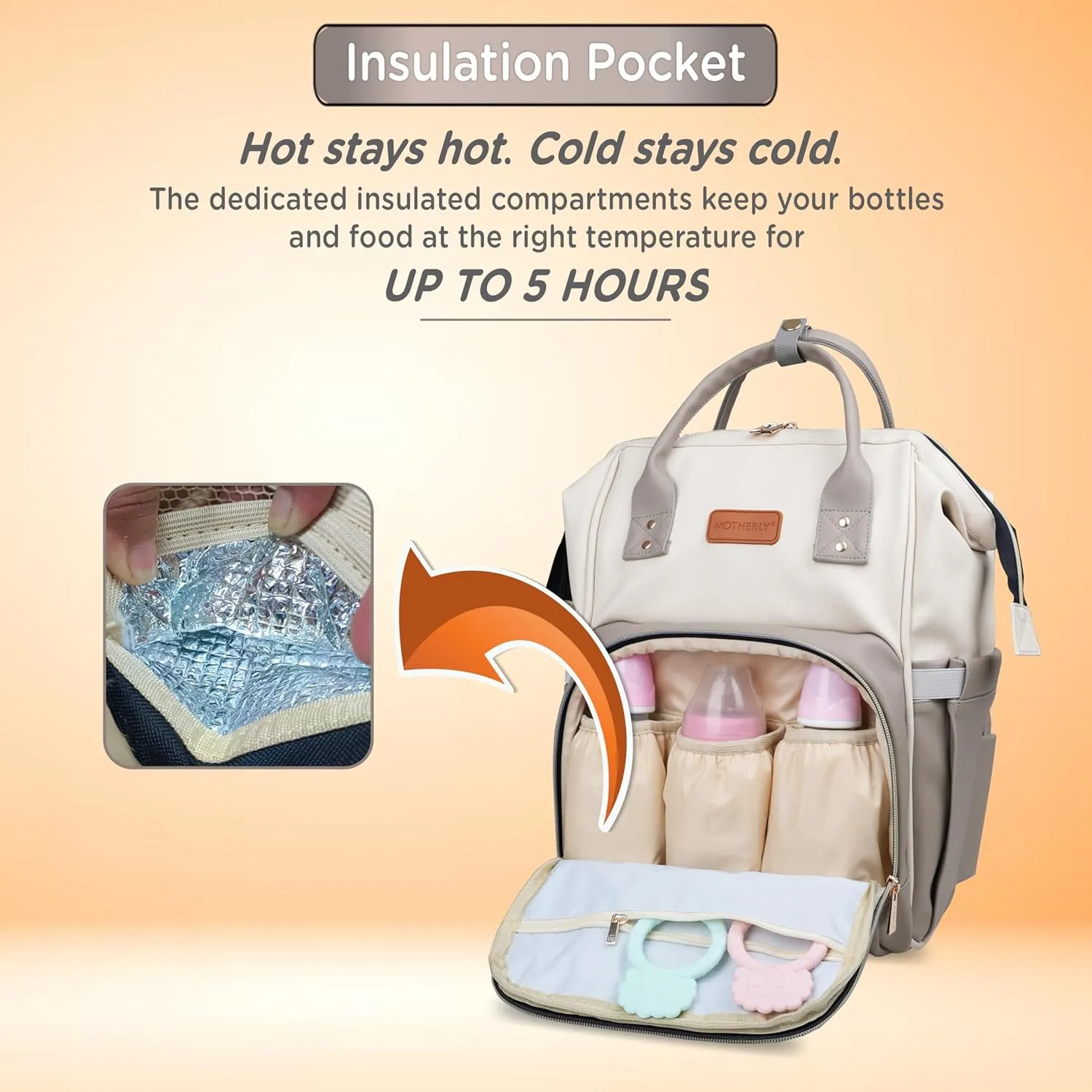 Motherly Envy Diaper Bag for Mothers for Travel With Accessories | Spacious And Waterproof Diaper Bags for Mom | baby bag for mother travel | Maternity Bags for Mother