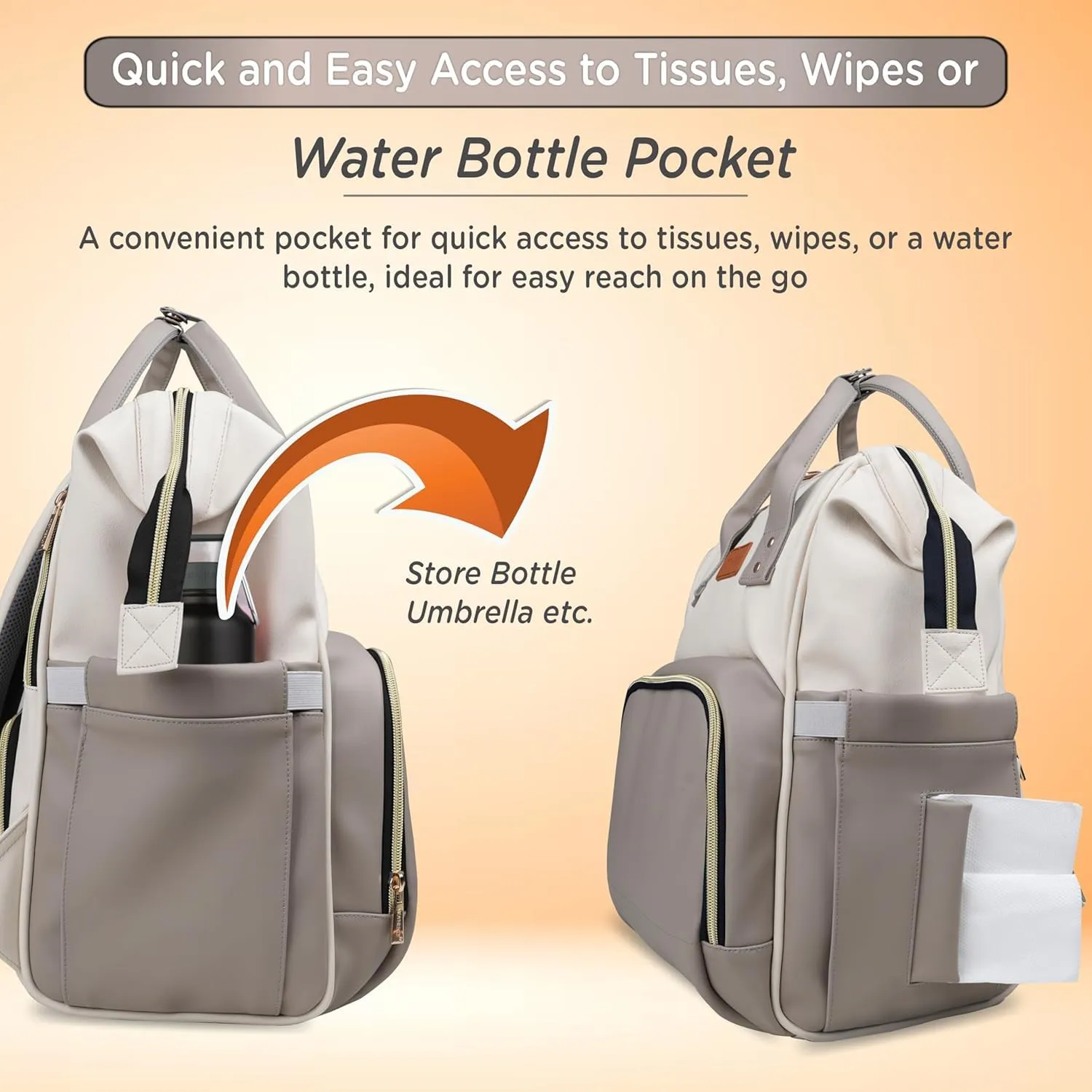 Motherly Envy Diaper Bag for Mothers for Travel With Accessories | Spacious And Waterproof Diaper Bags for Mom | baby bag for mother travel | Maternity Bags for Mother