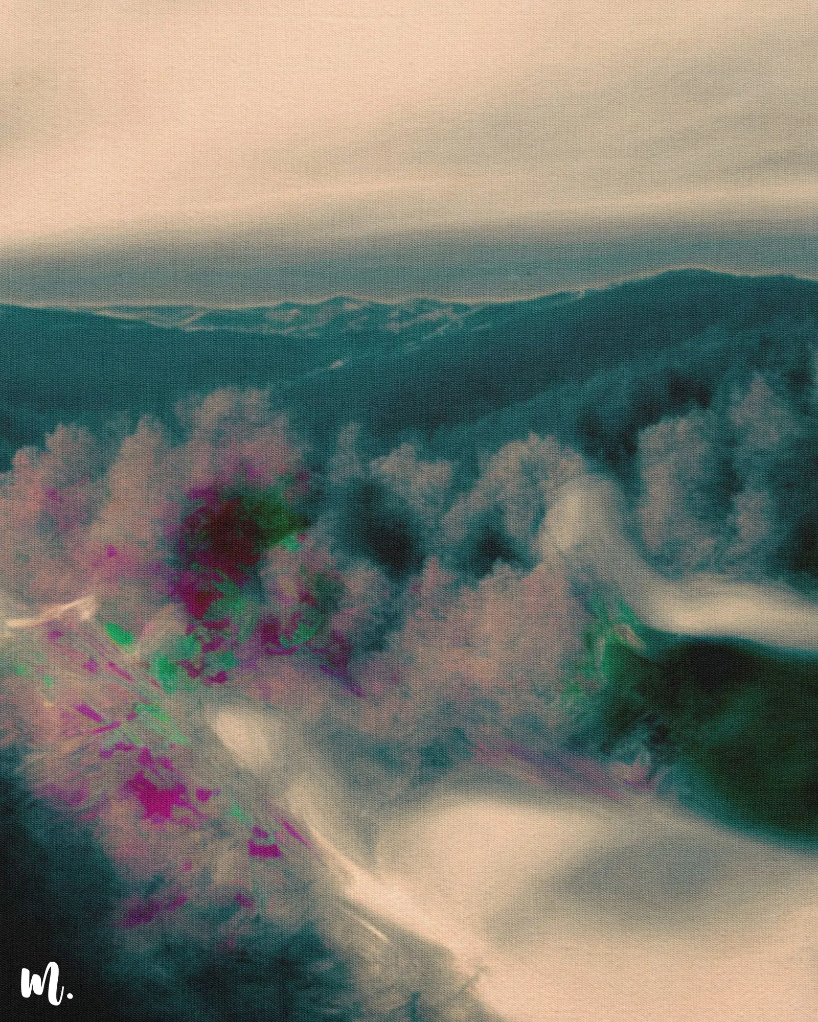 Mountain Mist surreal canvas art