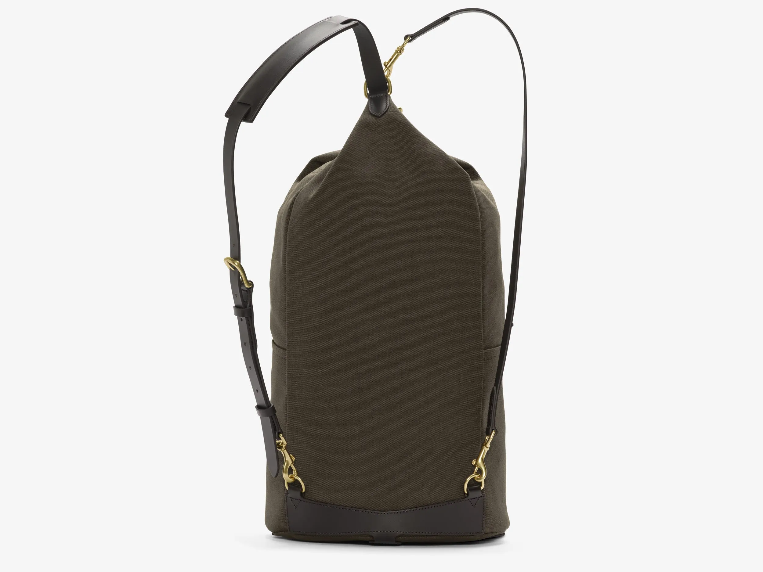 M/S Carpet Bag – Army/Dark Brown