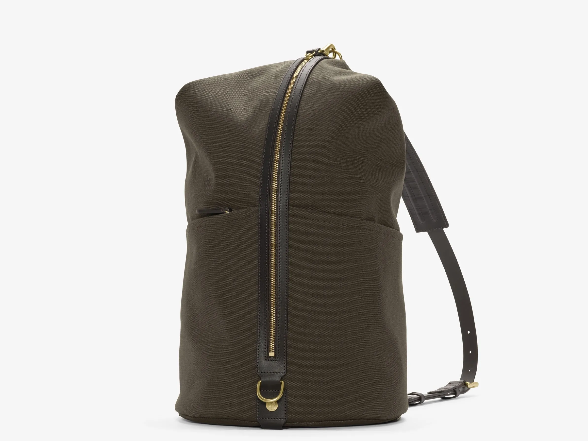 M/S Carpet Bag – Army/Dark Brown