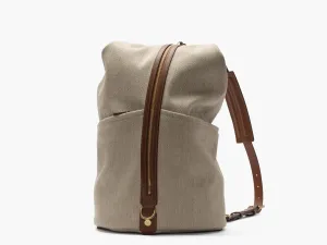 M/S Carpet Bag – Grand Herringbone/Cuoio