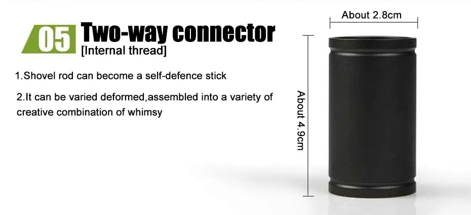Multi-Function hiking vehicle and outdoor safety short rod