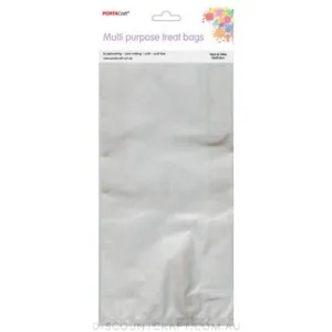 Multi Purpose Treat Bags 130x298mm with Ties 15pk