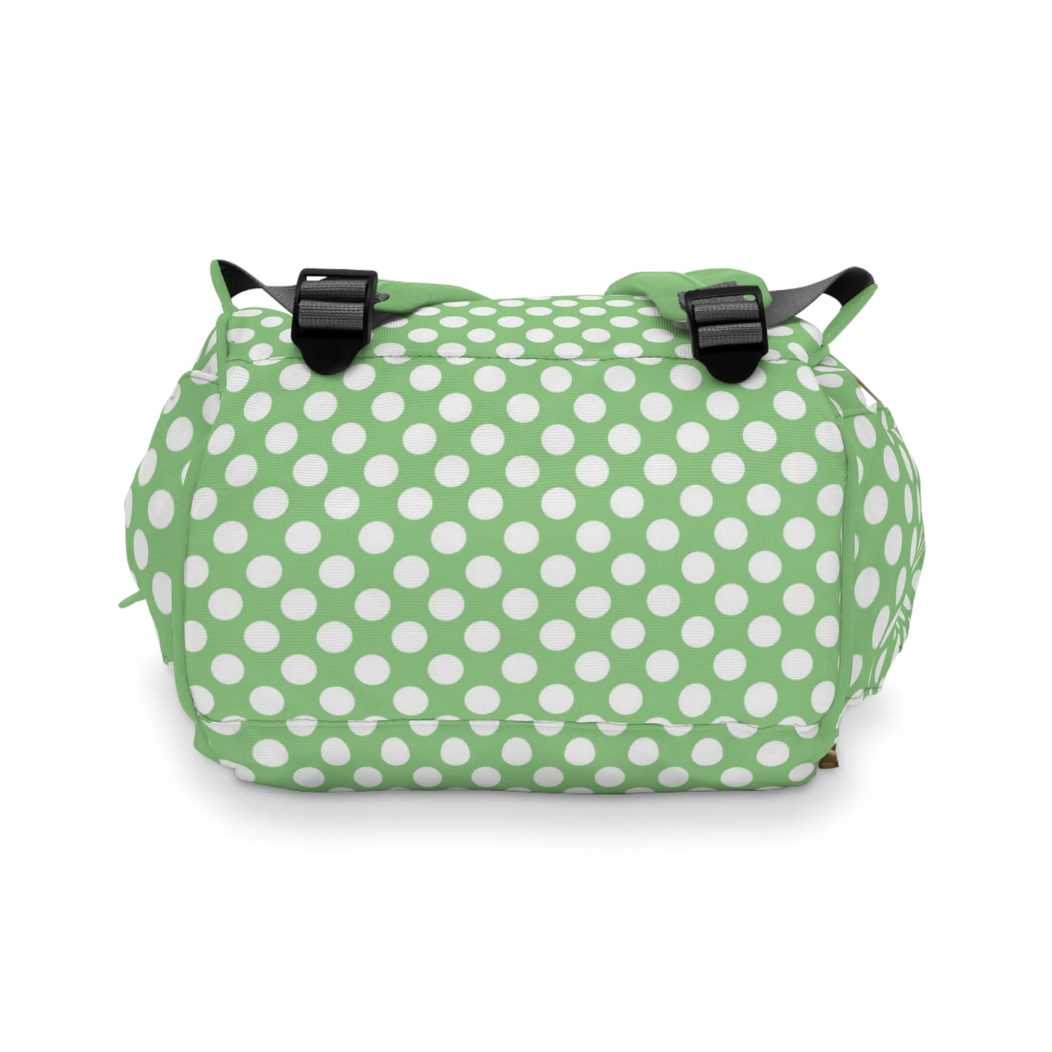 Multifunctional Polka Dot Diaper Backpack - Stylish and Practical Baby Bag for Busy Parents