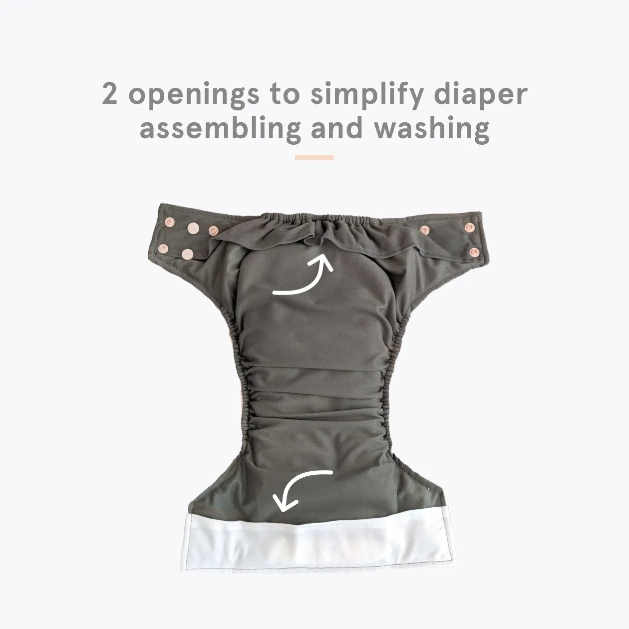 Mystery Snap Wide Elastic | Pocket Diaper - FINAL SALE