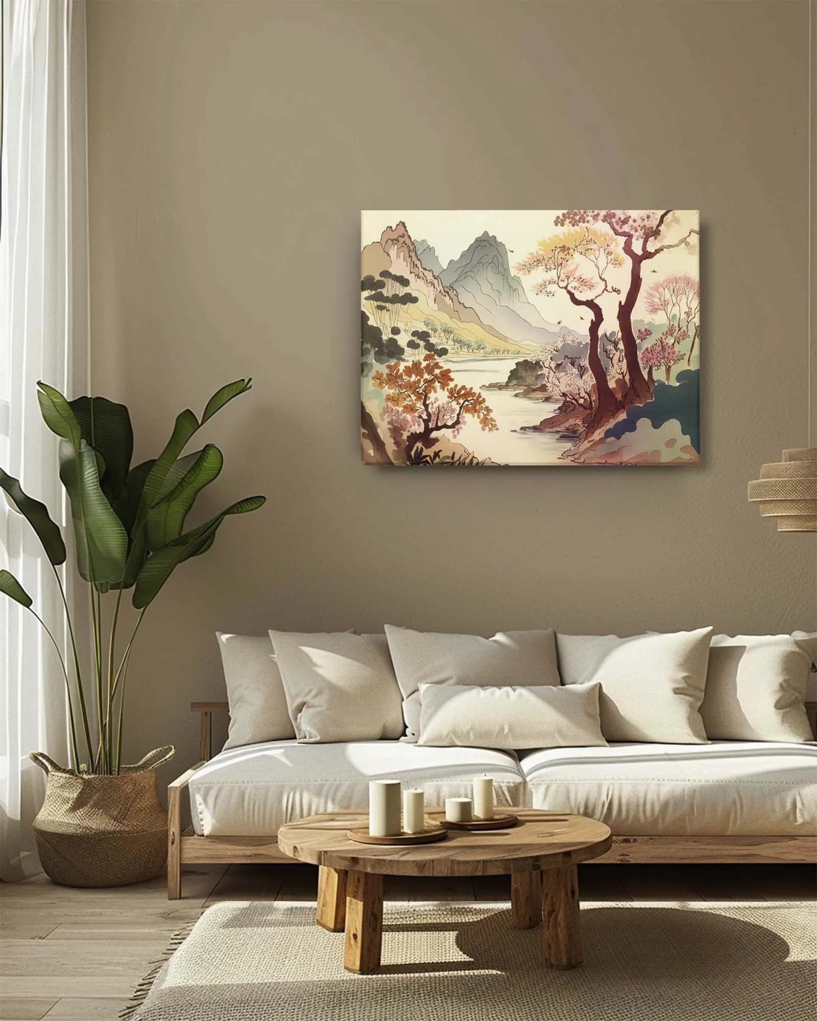 Mystic riverbend serenity canvas art