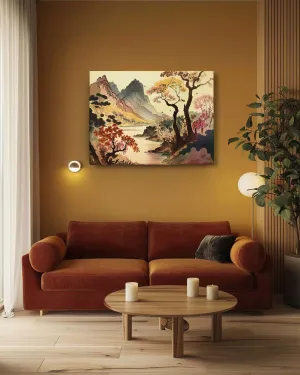 Mystic riverbend serenity canvas art