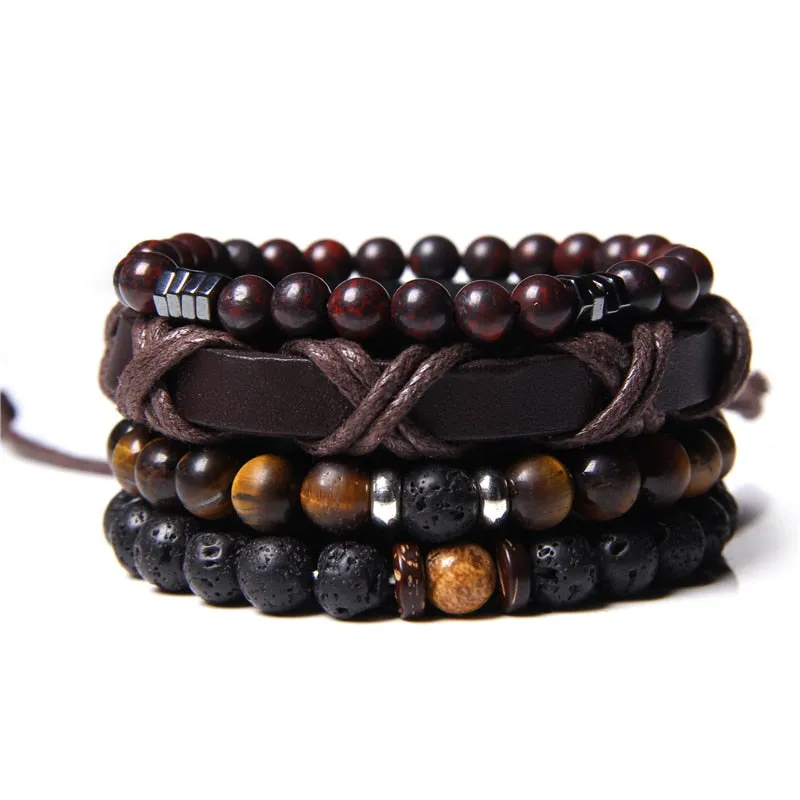 Natural Labradorite Bracelets Set Clear Energy